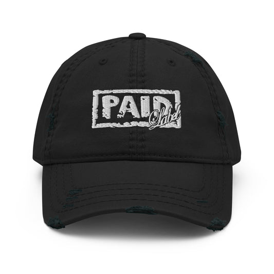 Distressed Dad Hat - Paid Label